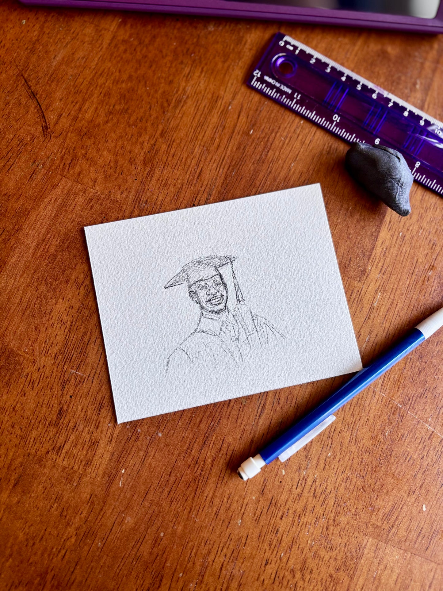 Graduation Portrait - Custom Original Artwork