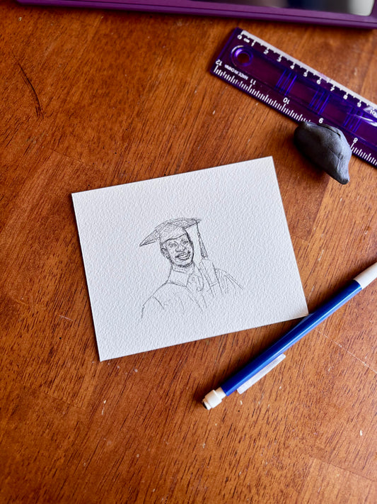 Graduation Portrait - Custom Original Artwork