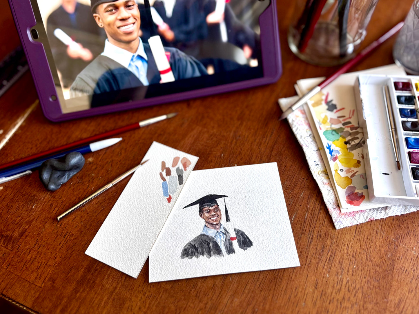 Graduation Portrait - Custom Original Artwork