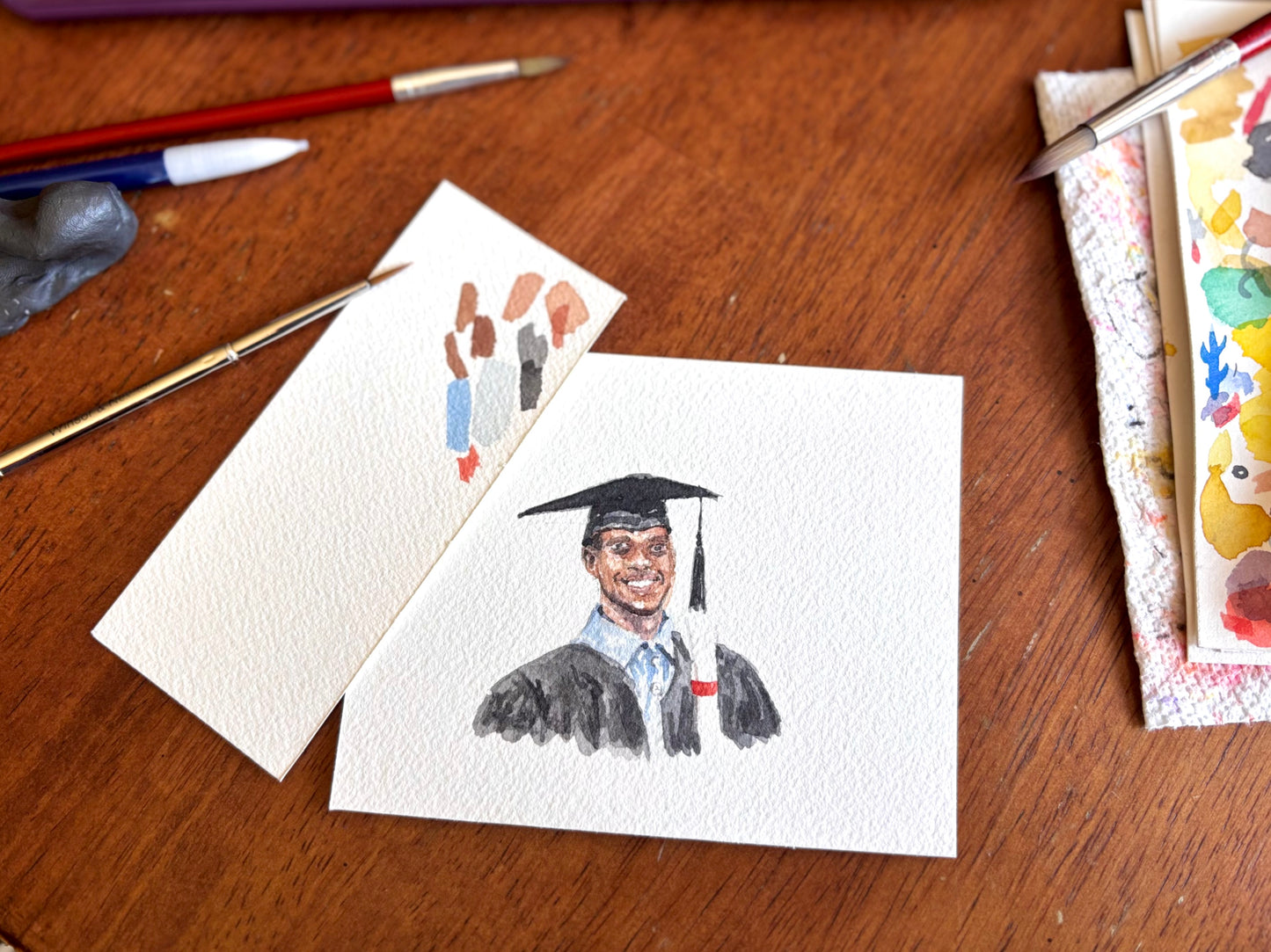Graduation Portrait - Custom Original Artwork