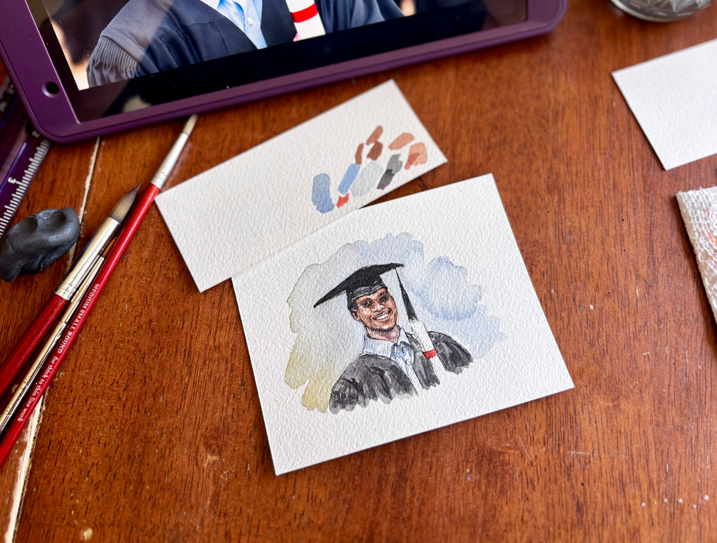 Graduation Portrait - Custom Original Artwork