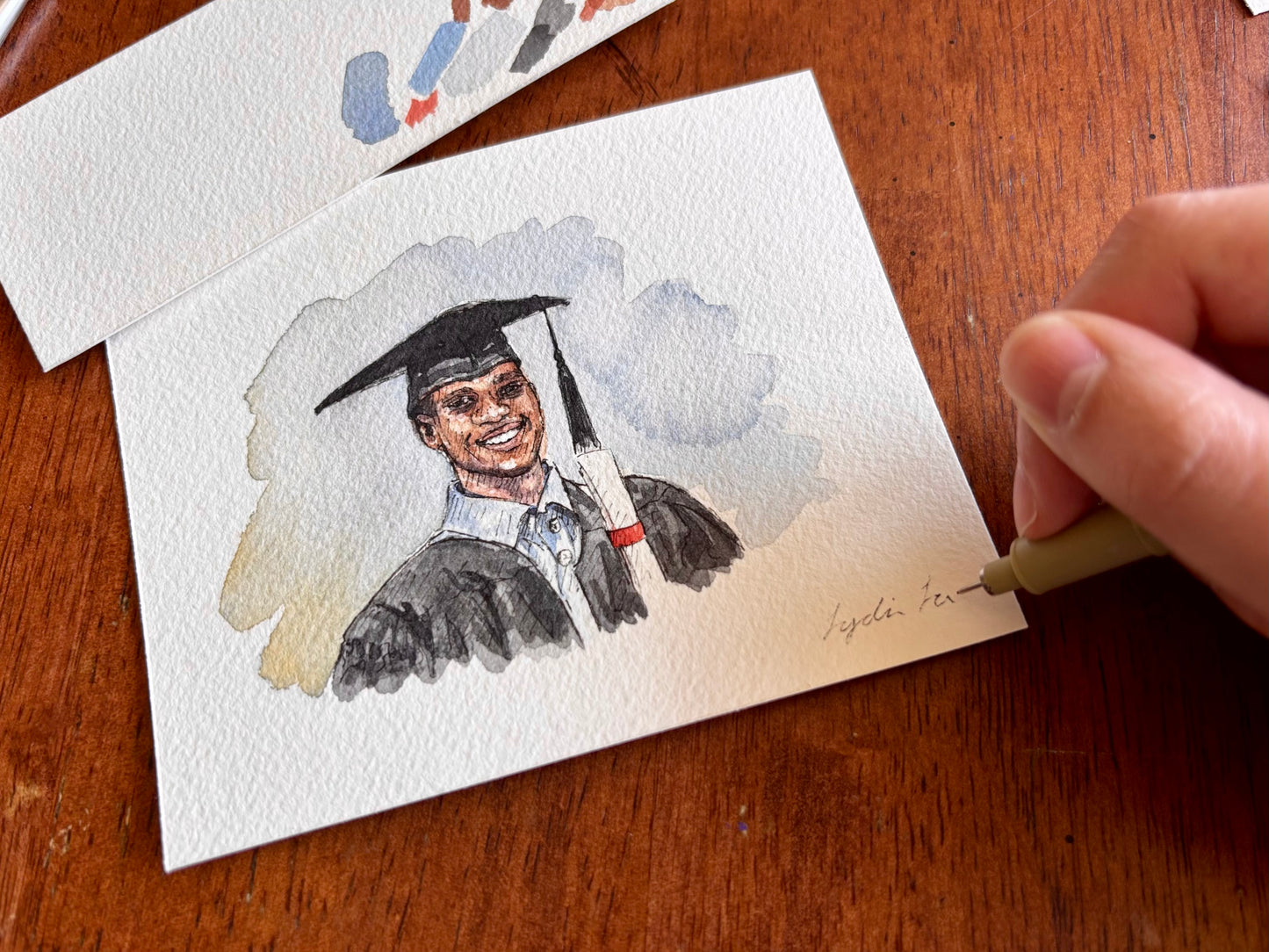 Graduation Portrait - Custom Original Artwork